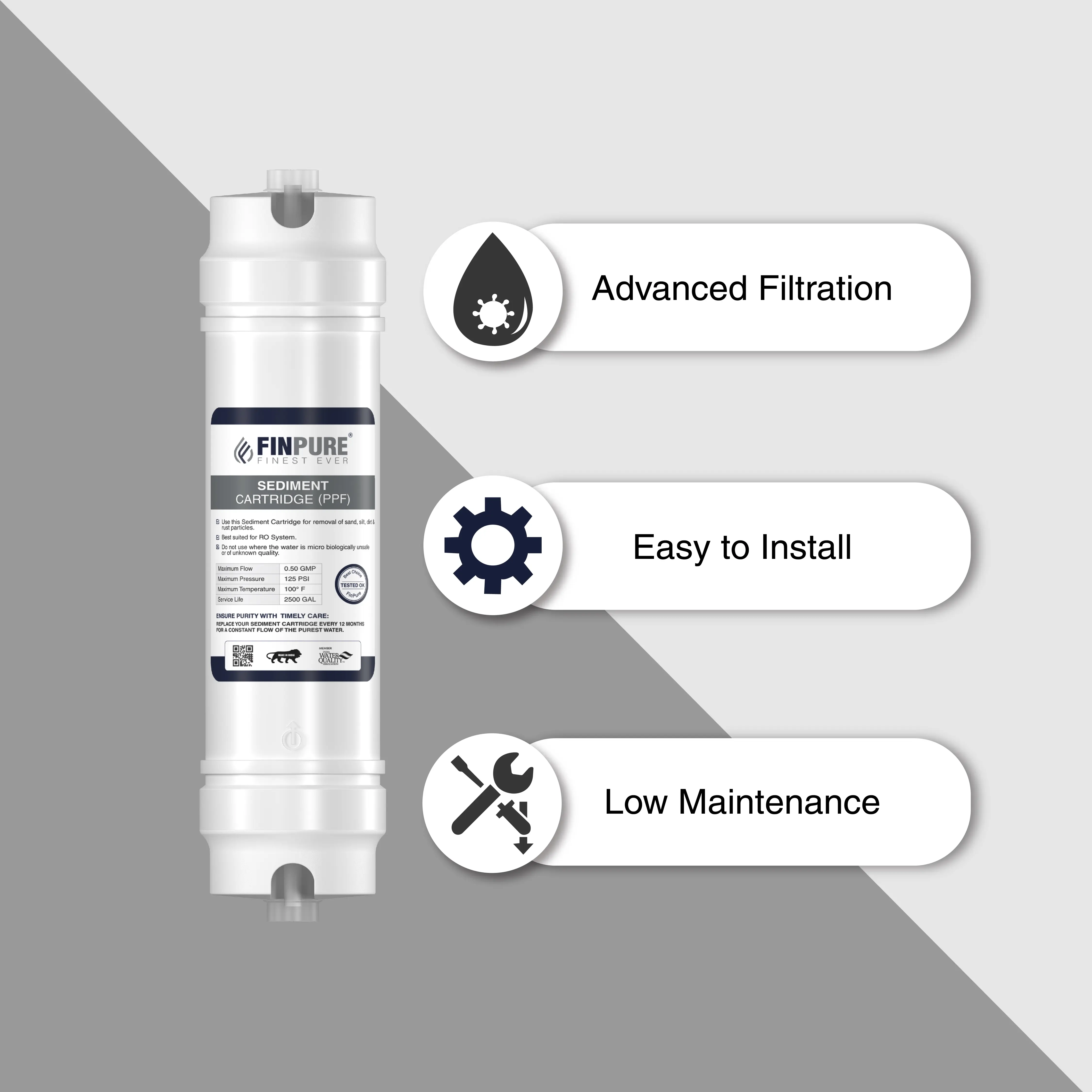 Activated Carbon Cartridge l Pre Carbon Cartridge l Sediment Cartridge